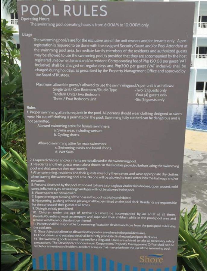 Sabina'S One Bedroom Condo At Shore Tower C مانيلا المظهر الخارجي الصورة